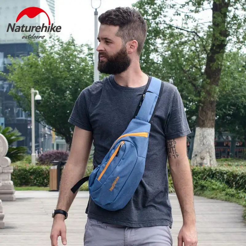 Naturehike Men's shoulder bag Messenger bag Outdoor leisure tourism Sports bags Large capacity chest pack riding backpack Women