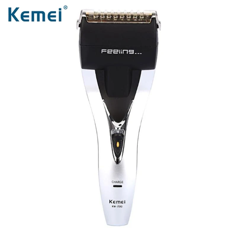 Kemei электробритва для Для мужчин Перезаряжаемые Поршневые бритва для бороды электрическая бритва машина волос триммер для бритья