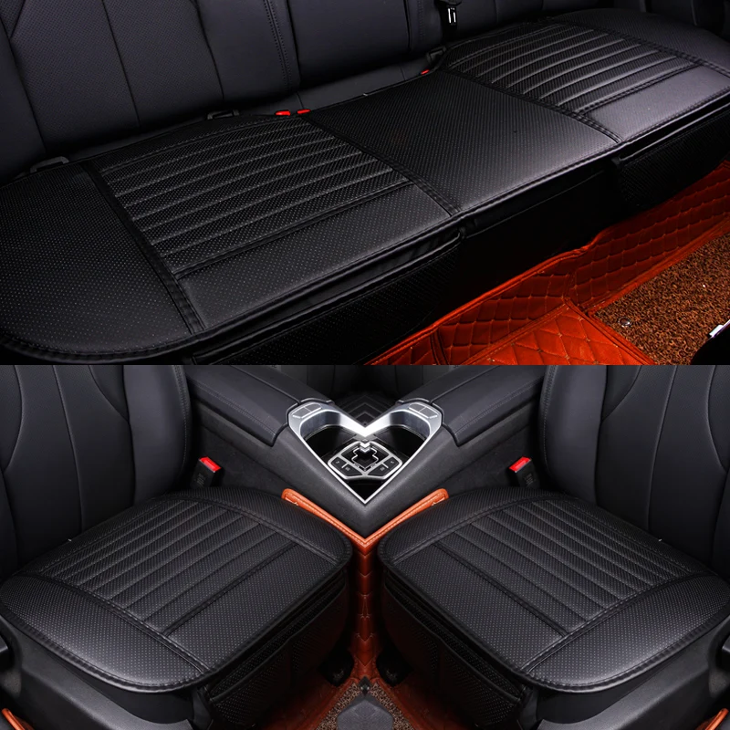 

Free Shipping Leather Car Seat Cushion Car seat bamboo charcoal single four seasons general car seat cushions, car seat covers