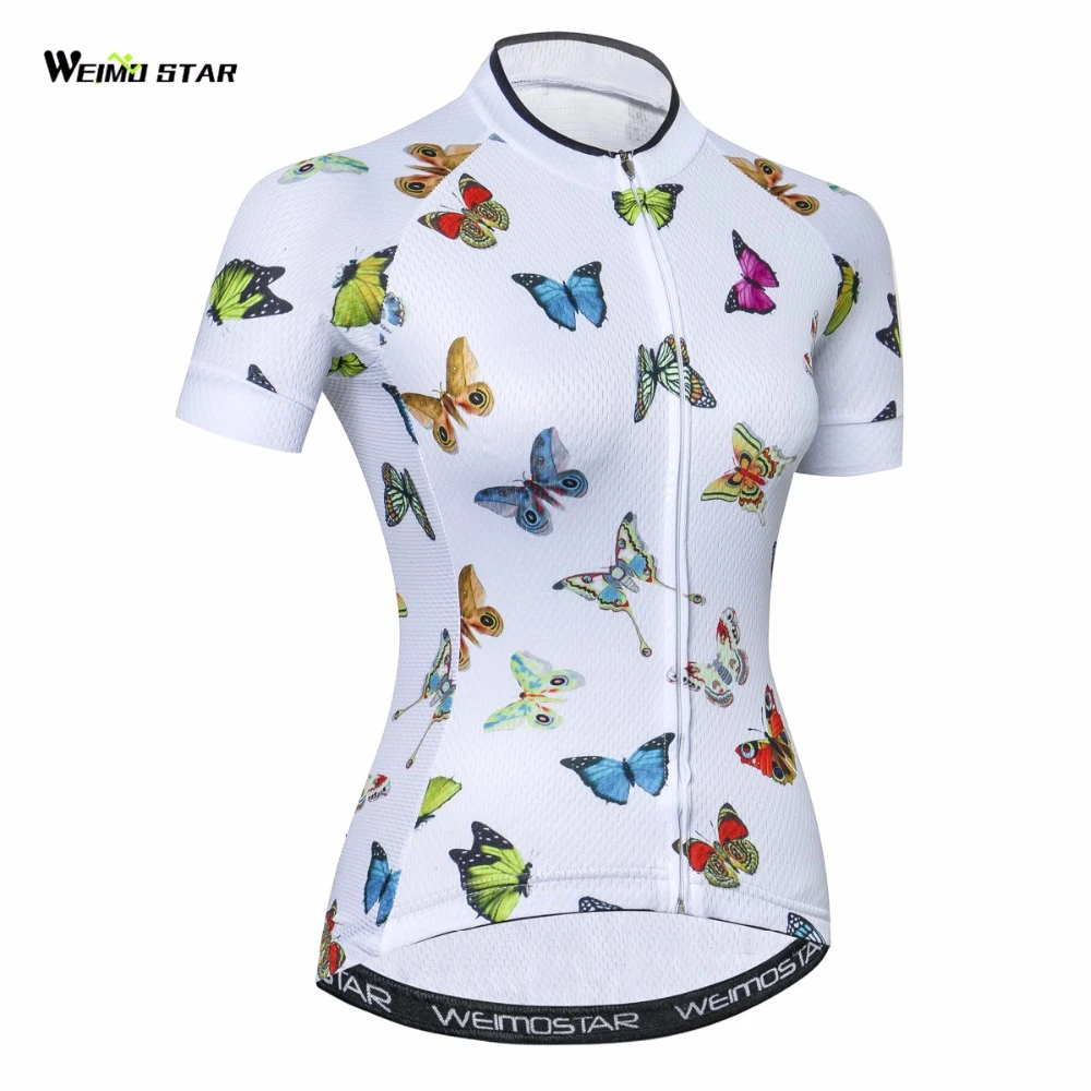 Weimostar Maillot de cyclisme pour femme Respirant Anti Transpiration Séchage rapide T-shirt de vélo à manches courtes uniforme Weimostar Maillot de cyclisme pour femme Respirant Anti Transpiration Séchage rapide T-shirt de vélo à manches courtes uniforme