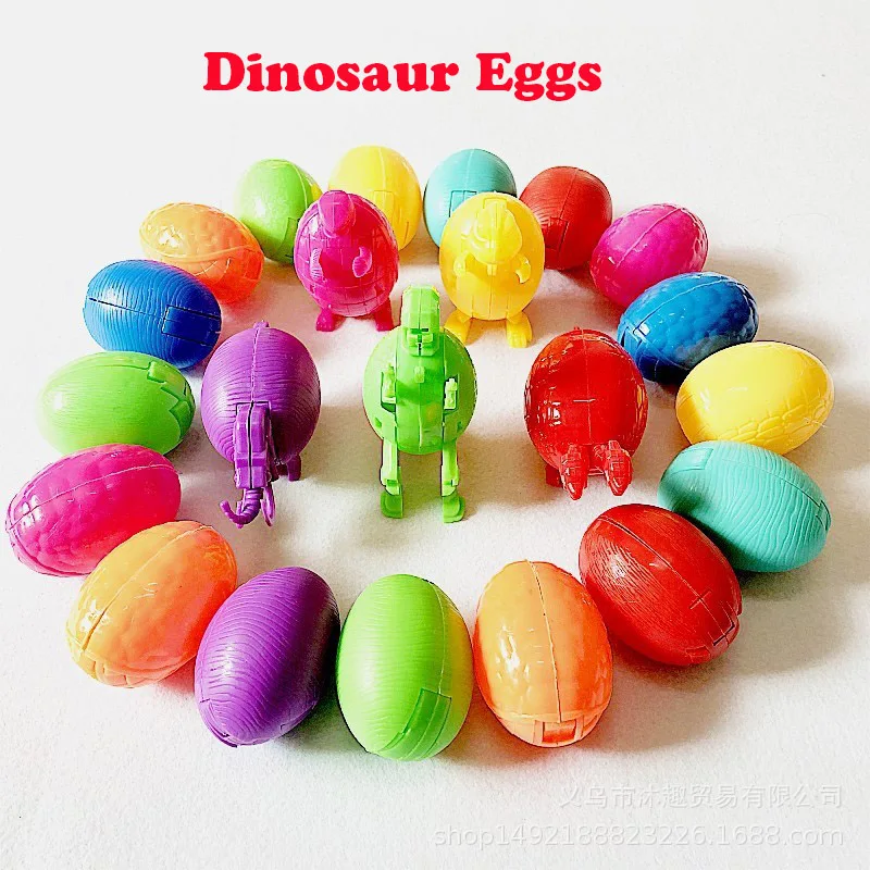 Huilong детская головоломка деформация Динозавр яйцо миксер подарок яйцо с витым яйцом машина биология пластик Dieren случайный цвет