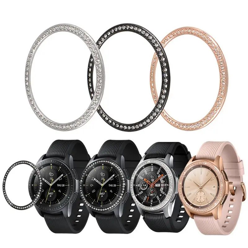 Против царапин ободок Замена кольца для samsung Galaxy Watch 42 мм/46 мм/gear S3 Frontier и аксессуары для часов