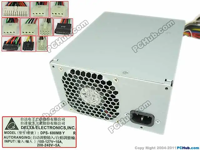 

Emacro for Delta Electronics DPS-600MB Y, E35746-004 Server Power Supply 600W PSU For Sever Computer
