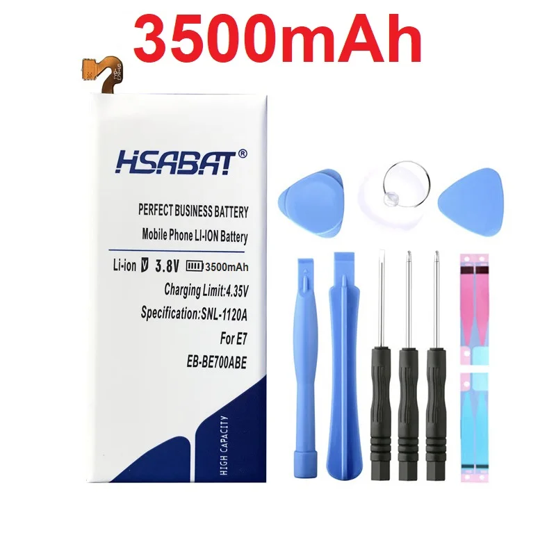 

HSABAT EB-BE700ABE 3500mAh Battery for Samsung Galaxy E7 E7000 E700F Batteries