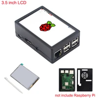 3.5 inch Raspberry Pi 3 Model B+ Touchscreen 480*320 LCD Display + Touch Pen + ABS Case Box also for Raspberry Pi 3 Model B