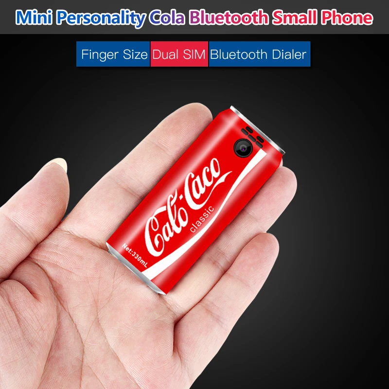 Супер Мини Симпатичный маленький телефон Bluetooth с двумя Sim картами размер пальца