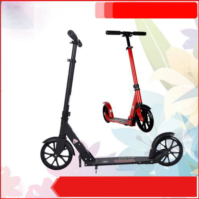 adultchildren kick scooter Foldable PU 2wheels bodybuilding all aluminum shock absorption urban campus transportation