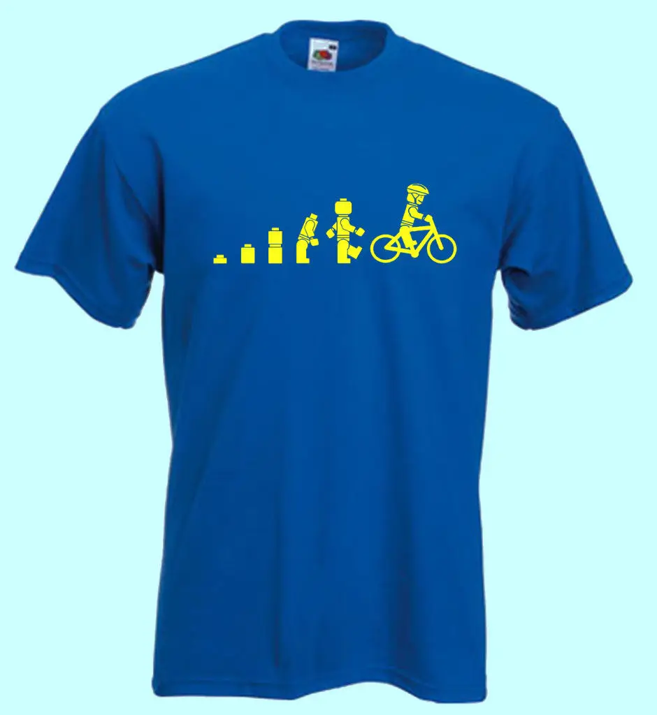 Забавная футболка с рисунком Lego Man Cycler размеры S XXXL высокое качество отличный