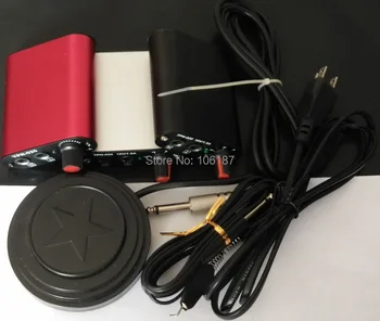 

Tattoo Power Supply Kit with Clip Cord +Tattoo Foot Pedal Your Country Plug Tattoo Power Supply Kit Set Mixed Color