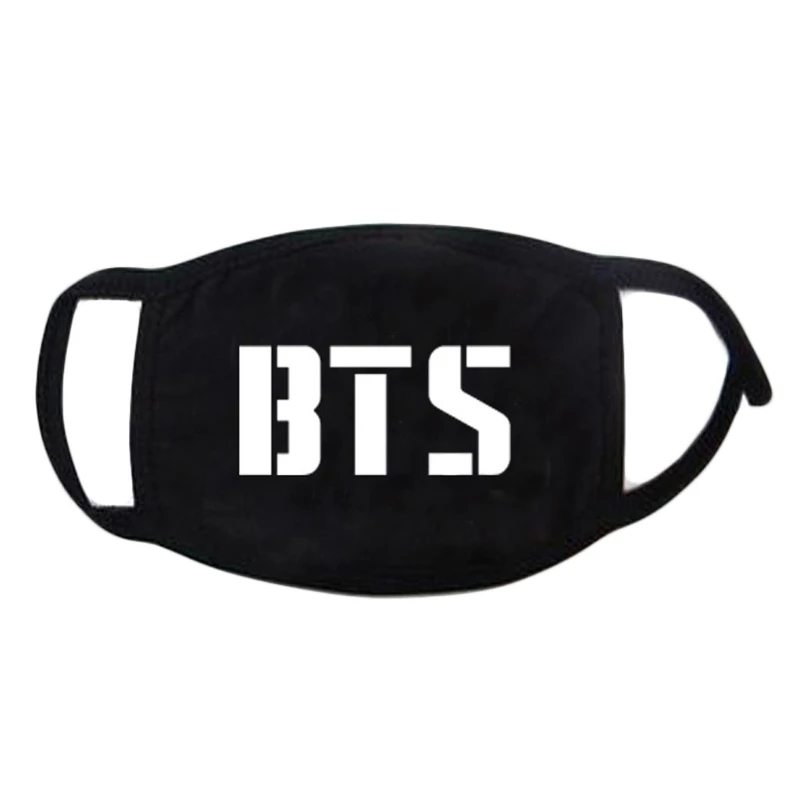 1 шт. БЦ моды анти пыли BTS маска Kpop хлопковая для губ Симпатичные Письмо рот