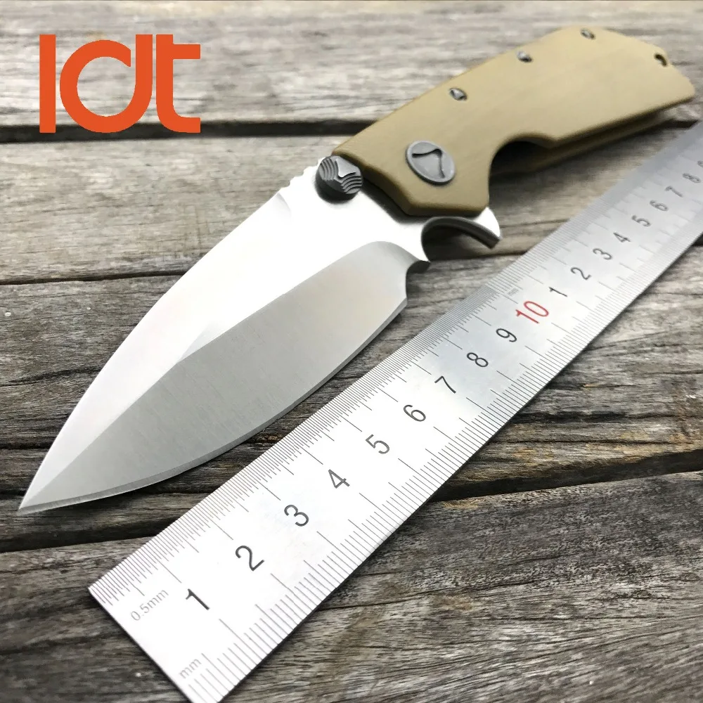 

LDT DOC Folding Knife 9Cr18Mov Blade G10 Handle Flipper Tactical Knives Outdoor Survival Camping Pocket Military Hunting Tools