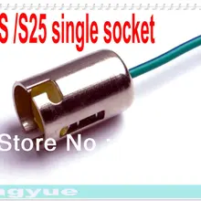50 шт ba15s S25 одиночный шарик гнездо галогенная фара Пигтейл Разъем Держатель 10 см проволоки