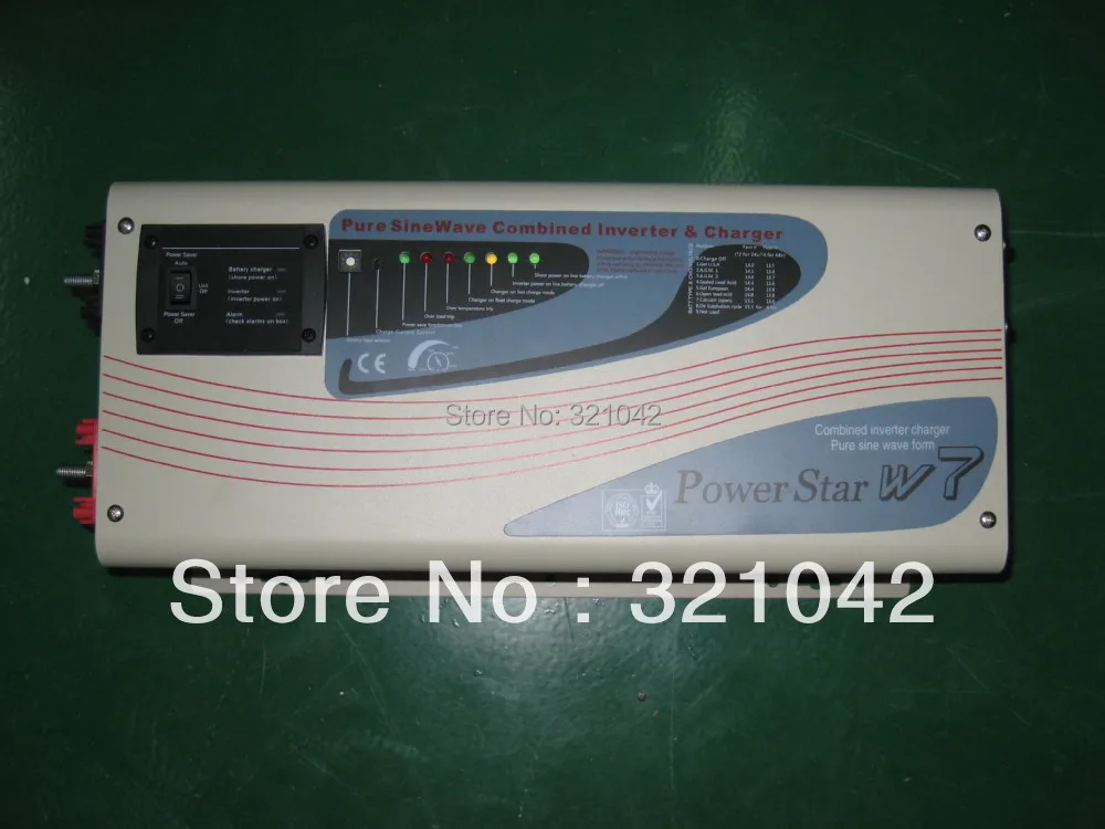 

LCD display 2000W peak power 6000W dc24v to ac220v Low Frequency pure sine wave inverter with avr