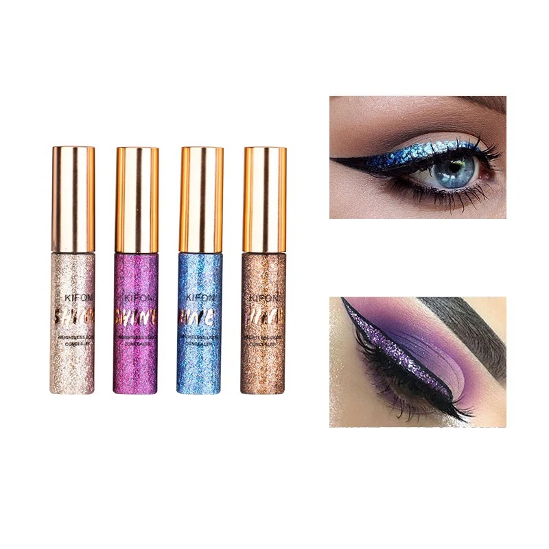 8 Color Makeup Shimmer Glitter Liquid Eyeliner Eyeshadow Shinning