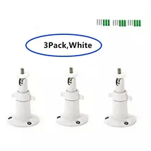 3 Pack Security Wall Mount Indoor and Outdoor Mount Bracket Adjustable for Wyze Cam Pan 1080p Pan, Arlo Pro 2, Arlo Pro, Arlo