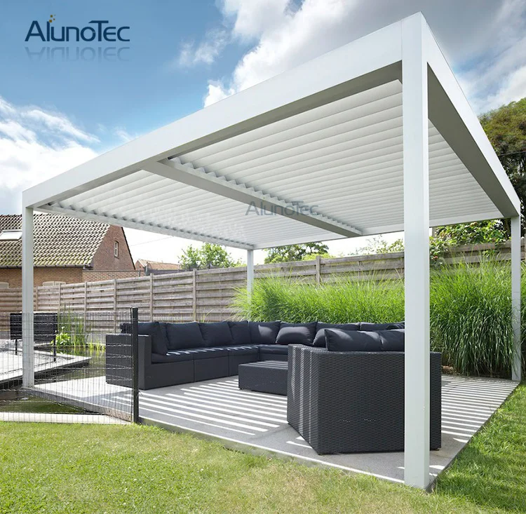 Cinese Gazebo Impermeabile di Alluminio Pergola per il Formato 3 m x 3