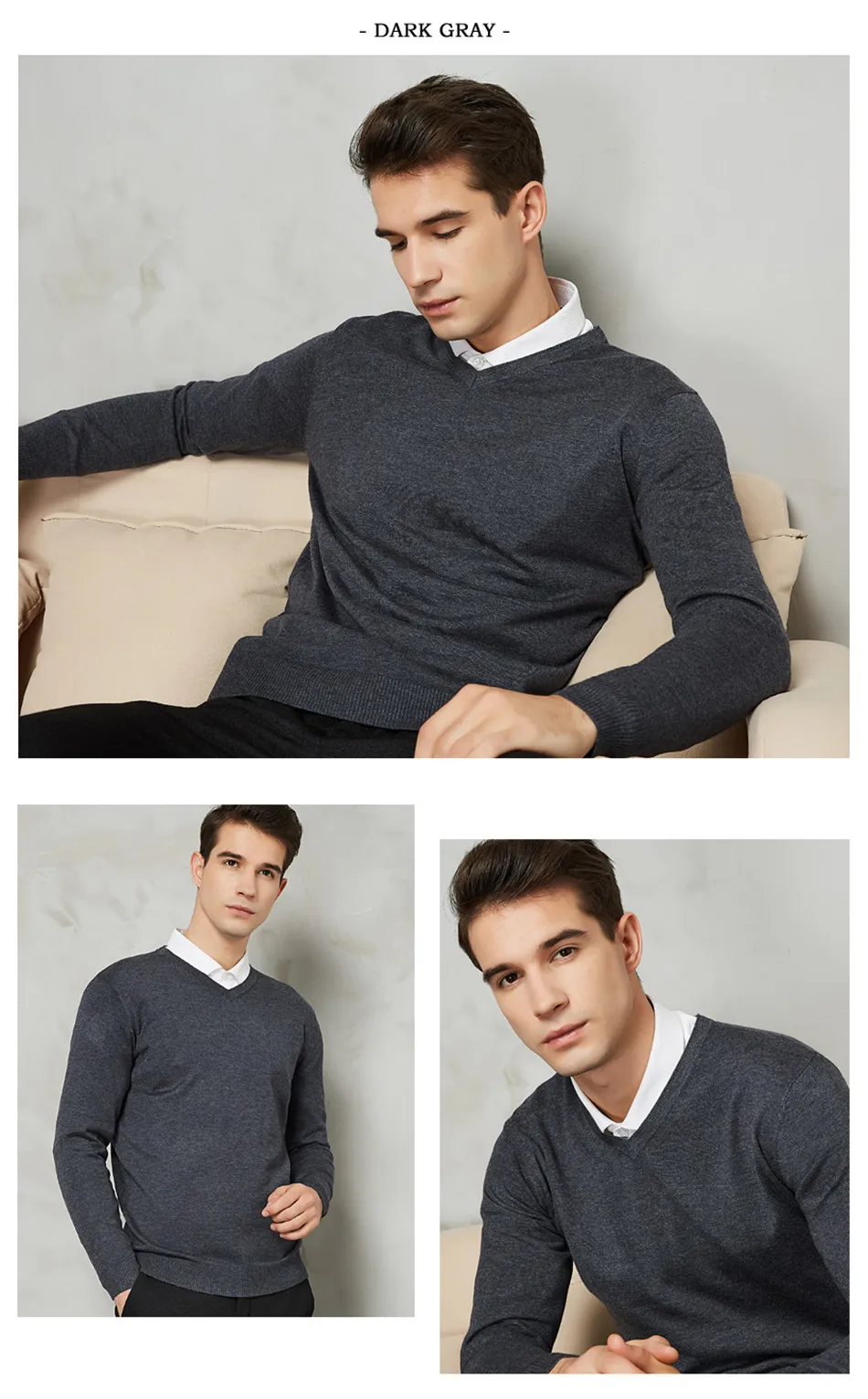 14Colors MuLS 2019 Spring Cashmere Wool Sweaters Men Pullover Women Thin Knit Autumn V-Neck Male Sweater Jumpers Female knitwear 10
