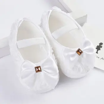 

Toddler Newborn Baby Shoes Bow First Walkers Princess Baby Soft Sole Anti-Slip Sapatinhos Para Bebe Menina Moccasins