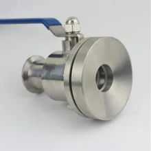 Санитарно нержавеющая сталь 304 O.D 19-102 мм нижний клапан водяной насос класс бак нижний шаровой клапан фланец Бак Нижний клапан