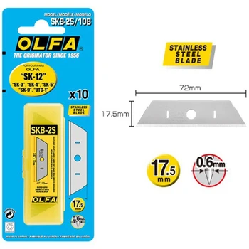 

2018 Rushed Special Offer Pencil Japan Olfa R Skb - 2 S / 10 B Stainless Safety Razor Blades Suitable Tool Carrier Sk 12 4