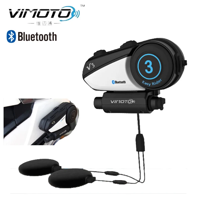 

New products Vimoto Brand V3 Multi-functional Motobike Bluetooth Motorcycle Helmet Bluetooth Headset