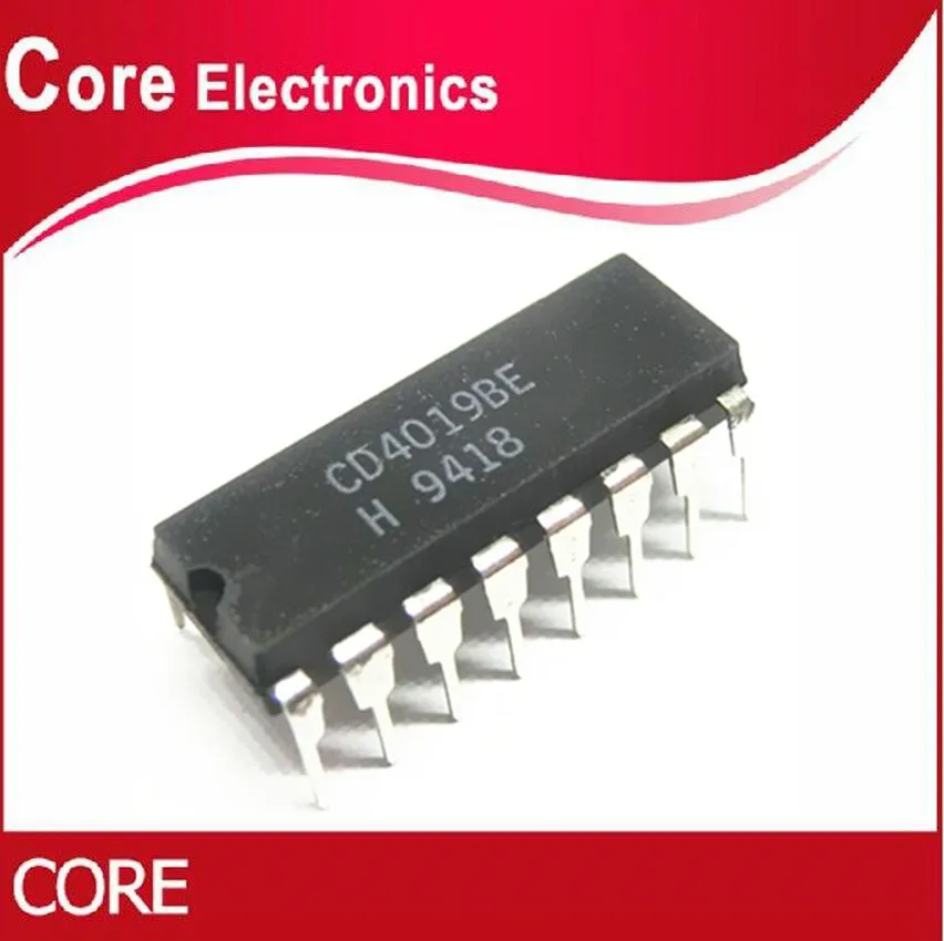 100 шт. CD4019BE DIP16 CD4019 DIP новый|Интегральные схемы| |