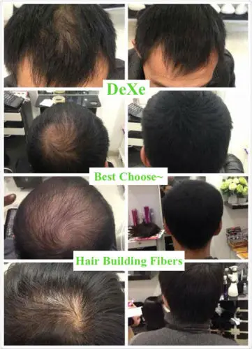 Dexe волокон для наращивания волос 22 г темно-коричневый цвет#02