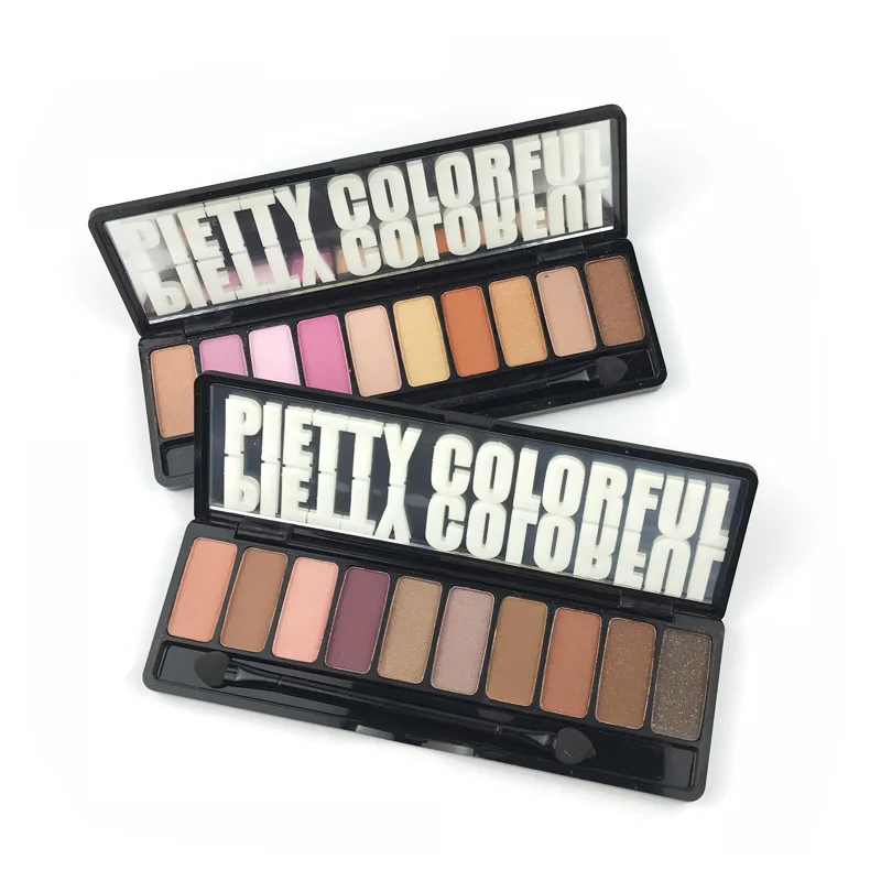 Parity Cheap Substitute 12 Colors Eye Shadow Palette Woman Makeup Glitter Colors Shimmer ISOLED Makeup KUALA Beauty Tools