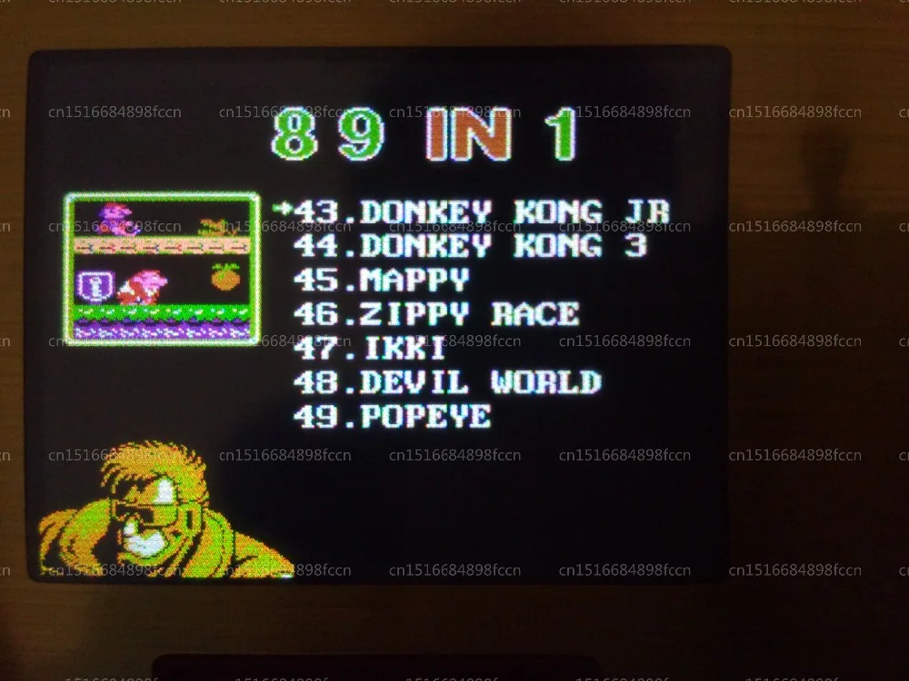 Портативная игровая консоль, игровой плеер для Nes 8 бит, игры для Nes, 60 Pin слот картриджа, 89 различных встроенных игр