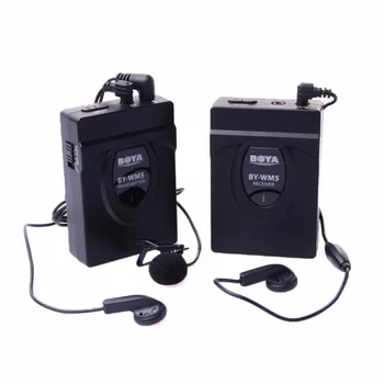 

BOYA BY-WM5 Wireless Lavalier Microphone Microphone System for Canon Nikon Sony DSLR Camera