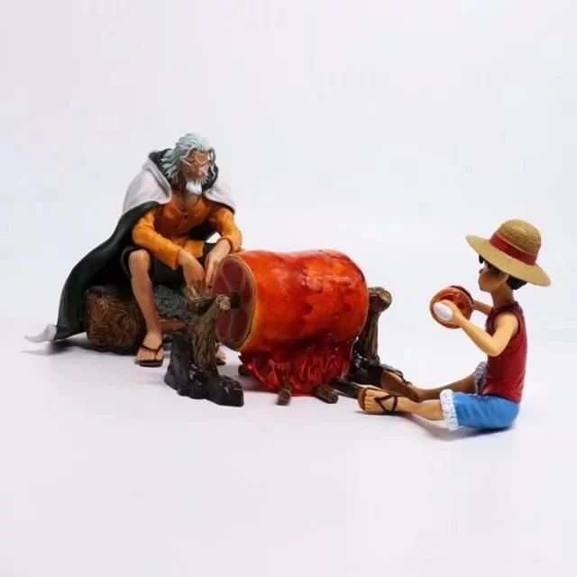 ワンピースアクションフィギュアルフィ食べる肉銀レイリー座り姿勢アニメモデル置物装飾pvcコレクションおもちゃ人形 Aliexpress