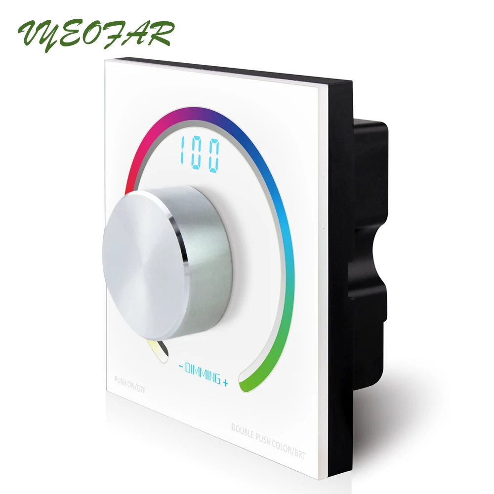 Новый контроллер светодиодной RGB ленты DC 12 В вход 4A 3 канала 144 Вт Выход настенный