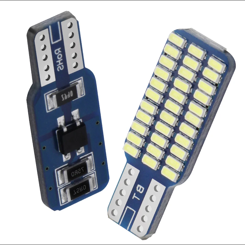 Автомобильный светодиодный фонарь T10 192 194 168 W5W, светодиодный фонарь 33 SMD 3014, автомобильные задние фонари, купольная лампа белого цвета, DC 12 В, Canbus, безотказные автомобильные аксессуары