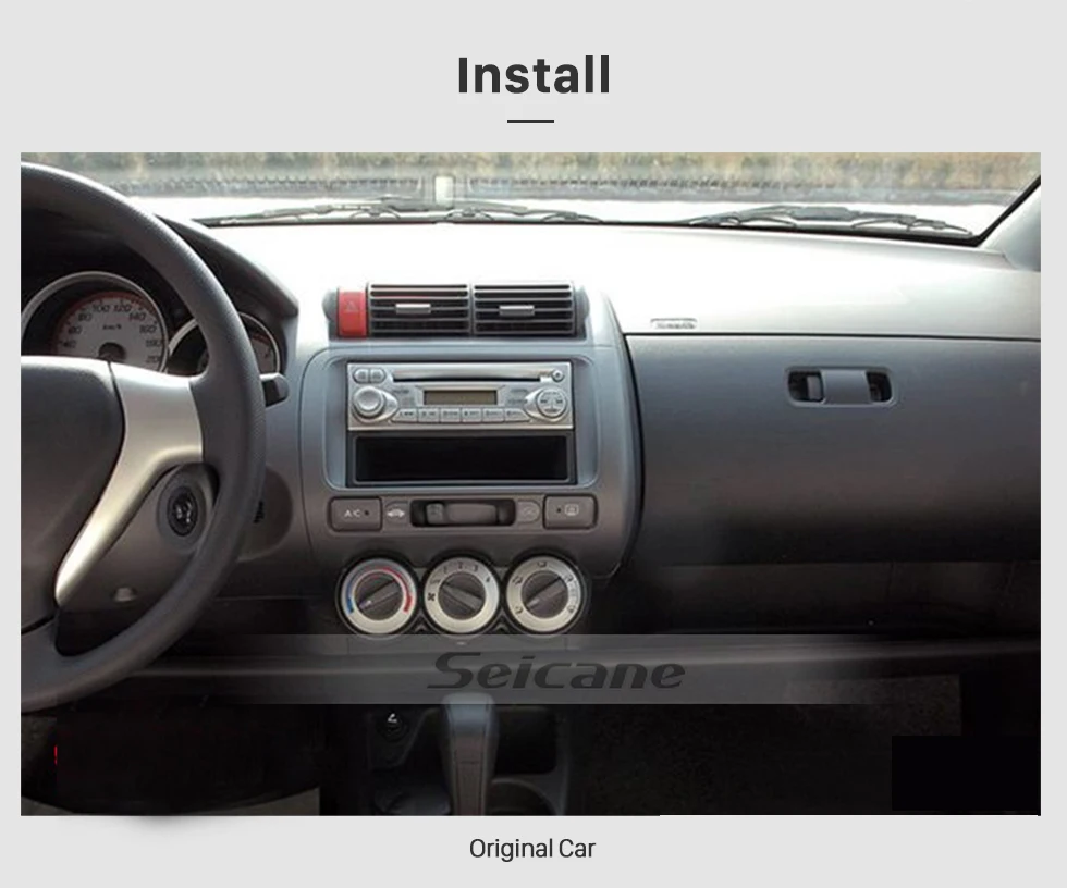 Clearance Seicane Android 6.0 7inch 1Din Car Stereo Audio CD DVD Player Radio HD Tochscreen GPS Navigation System 4