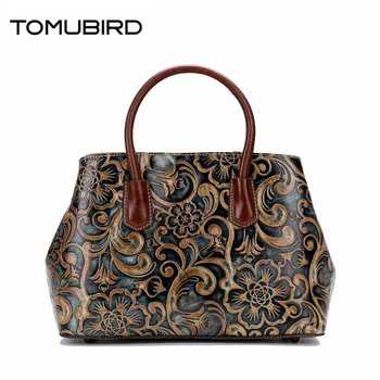 

TOMUBIRD new original hand-embossed superior leather designer bag famous brand women bags genuine leather handbags shoulder