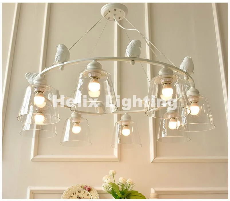  Free Shipping D65cm/D85cm LED Modern Nordic Style Creative Brief Restaurant Lights Bird Personalize - 32797774942
