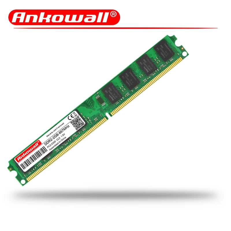 DDR2 2GB 667MHz 800MHz Ram PC2-5300 память для рабочего стола Dimm 1,8 V 240Pin NON-ECC