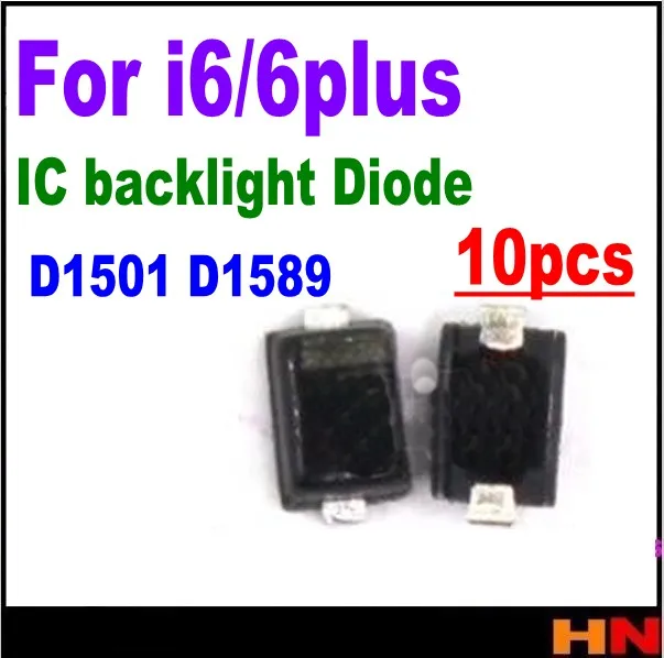 10 шт. Оригинальный Диод подсветки для iPhone 6 Plus D1501 D1589|Шлейфы мобильных телефонов| |