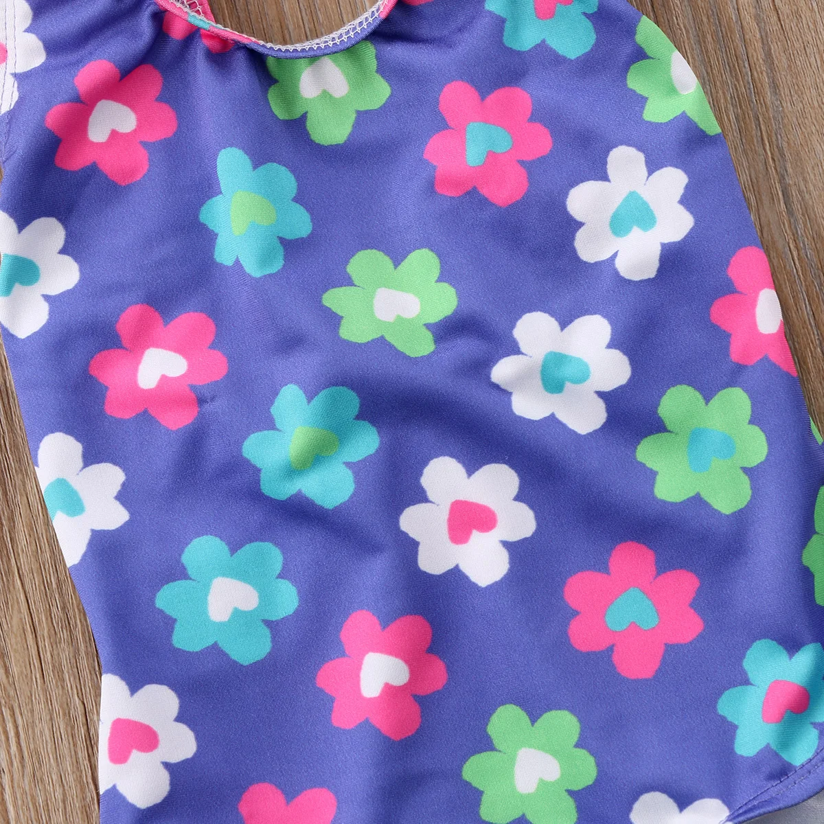 Цветочный купальный костюм для маленьких девочек сарафан с открытой спиной и бантом купальный костюм Цельный купальник для девочек одежда