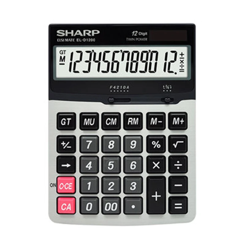 SHARP Calculator EL D1200 Medium Benchtop Calculator 12 digit Large Display  Large Button|calculadora cientifica|desktop calculatorcalculator office -  AliExpress