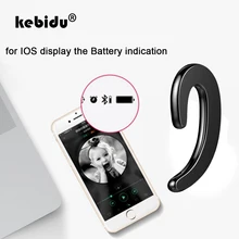 Kebidu 4 цвета костной проводимости Bluetooth Беспроводные спортивные наушники бизнес гарнитура стерео мода подарок на день рождения для друзей