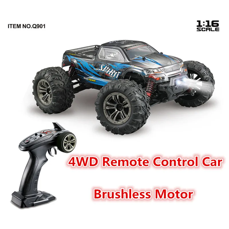 

2019 New 52km/h High Speed 2.4G 4WD 1:16 Remote Control Rc Racing Car with Brushless motor and led light RC Drift toy RTR Gifts