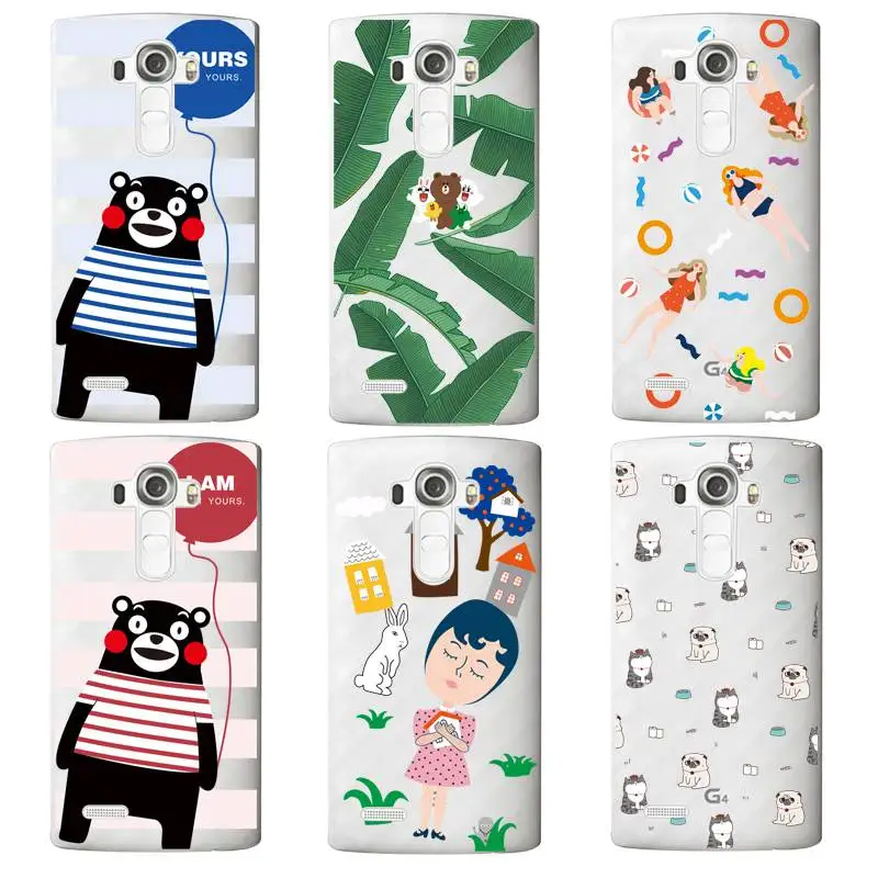 House Soft Clear TPU Phone Case For LG G3 G4 G5 V10 K3 K4 K5 K8 K10 2017 Google Nexus Bear Dog Girl Printed Bag Free Shipping | Мобильные