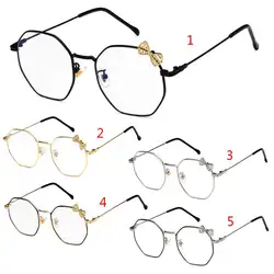 Новые модные Для женщин Симпатичные оптические очки бантом рамка Kawaii для девушек женские очки прозрачные линзы очковые очки 5 стилей