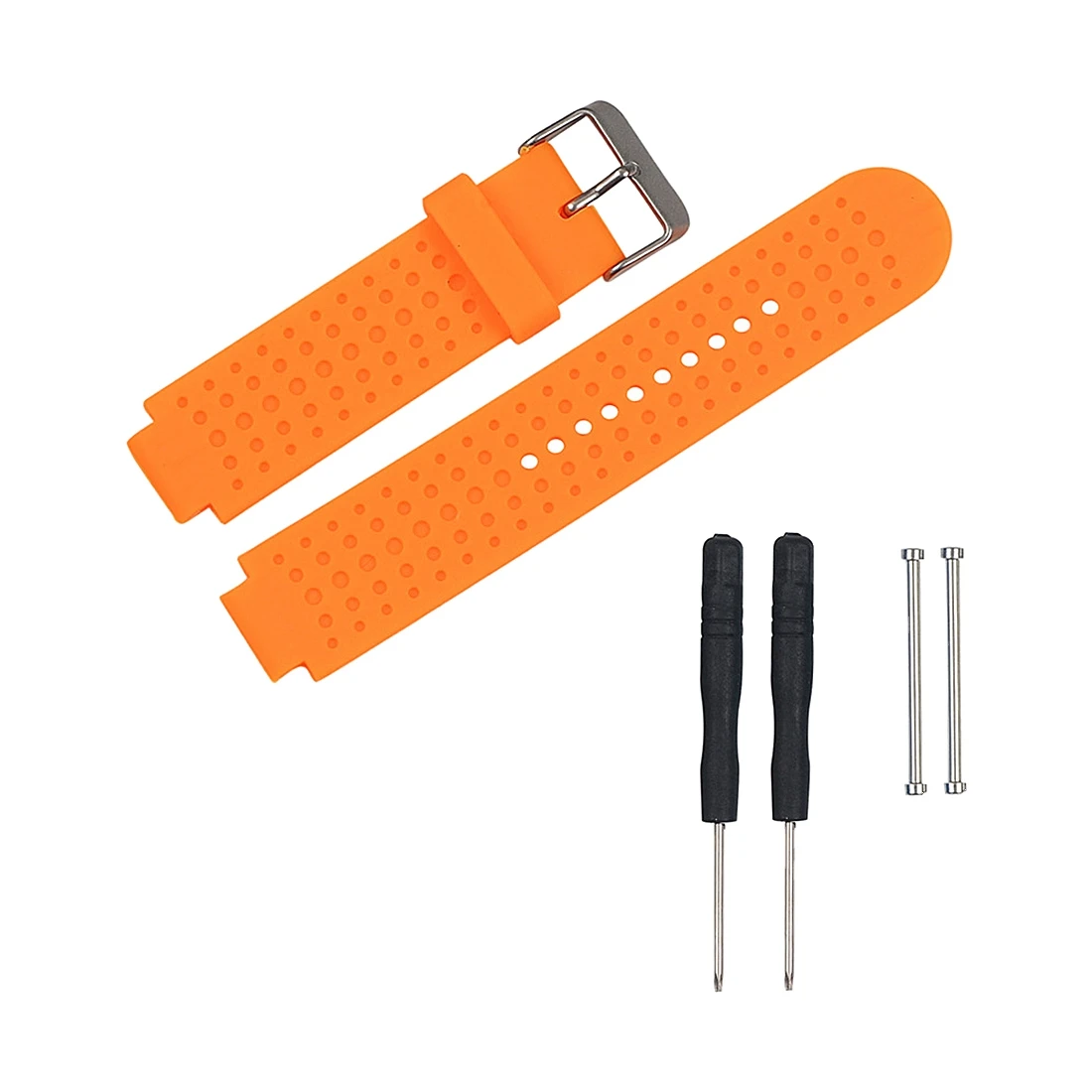 

Soft Silicone Strap Replacement Watch Band For Garmin Forerunner 230/235/220 Strap Orange