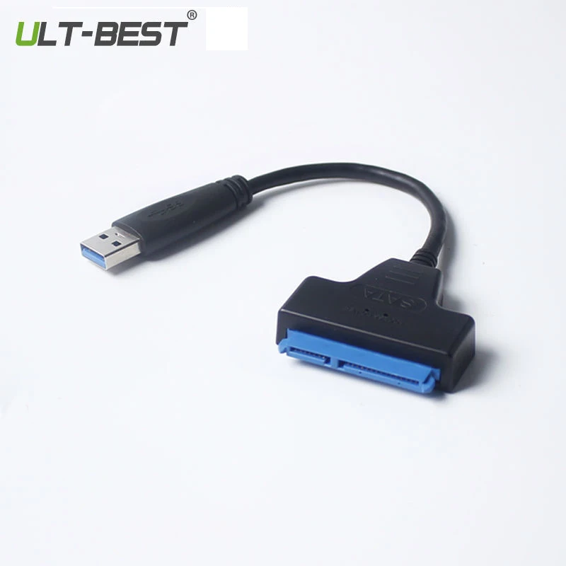 

ULT-Best Adapter SATA III USB 3.0 Cable External Hard Drive USB to Serial ATA 22pin Converter Hard Disk W/ UASP for 2.5" HDD/SSD