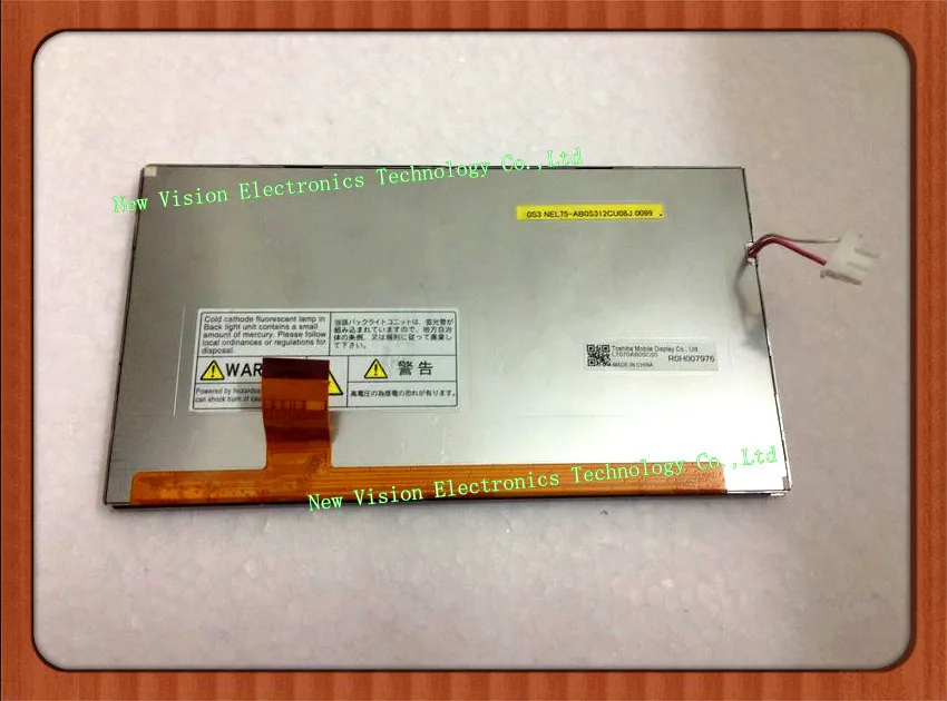 ЖК-дисплей для автомобильной навигации LTA070B0S3A LTA070B0S5A LTA070B0S1A LTA070B0S2A 7 дюймов 480*234 |