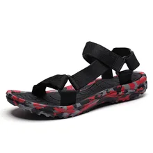 Модные мужские пляжные сандалии; коллекция года; летняя Мужская Уличная обувь; мужская повседневная обувь; Вьетнамки; большие размеры 48; шлепанцы на плоской подошве; chaussure homme