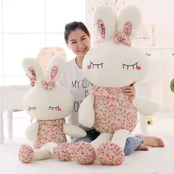 Мягкая Флора декорированные кролики плюшевые игрушки куклы мягкие животные кролик плюшевый мягкие игрушки для детей подарок на день