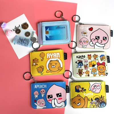 

More Style Cartoon Cocoa Friends Wallet Coin Purse Zipper Bag Handbag Kawaii Kids Girl Student Tools Party Bag Box Gifts